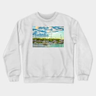 Falmouth Harbor Cape Cod Crewneck Sweatshirt